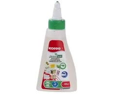 Universalūs stiprios fiksacijos ekologiški klijai KORES 125ml ECO, skaidrūs