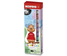 Kores – pastelinis modelino molis – 10 spalvų (734016)