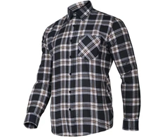 Koszula Tamsiai mėlyni ir smėlio spalvos languoti flaneliniai marškiniai, 120 g/m2, "s", ce, lahti