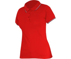 Lahti Pro Marškinėliai Moteriški polo marškinėliai 190g/m2, raudoni, "s", ce, Lahti