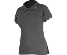 Lahti Pro Marškinėliai Moteriški polo marškinėliai 190g/m2, pilki, "m", ce, Lahti