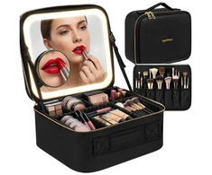 Soulima 27236 LED Cosmetic Case with Mirror