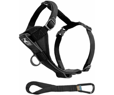 KURGO - „Tru-Fit Smart Harness“ su saugos diržo tvirtinimo detale M, 11–23 kg, juodos spalvos - (604.1222)