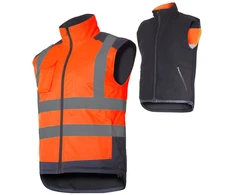 Lahti Pro Dvipusė įspėjamoji liemenė, oranžinė, "2xl", ce, lahti