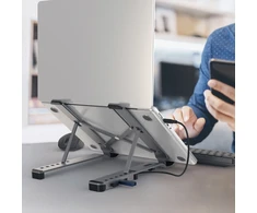 J5create – nešiojamojo kompiuterio stovas su USB 4 prievadų šakotuvu