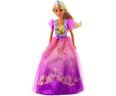 Lean Toys Lėlė Anlily su Spinta ir Priedais, 24 vnt.