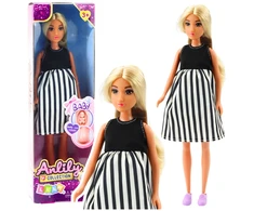 Lean Toys Lėlė Anlily nėščia, 30 cm, su nuimamu pilvuku