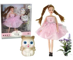 Lean Toys Lėlė Emily su priedais LeanToys