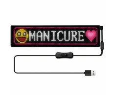 Lampa „Devil Eyes“ automobilio LED juostelės ekranėlis, IP65, 19x89cm