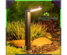 Lampa LED sodo šviestuvas, 18 W, modernus, 60 cm, lauko stulpas, pastatomas, apvalus
