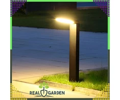 Lampa LED sodo šviestuvas, 18 W, modernus, 60 cm, lauko stulpas, pastatomas, apvalus