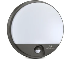 Lampa LED šviestuvas su judesio jutikliu MCE291 GR pilkas