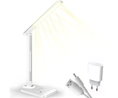 Lampka LED stalinė lempa, mokyklinis stalas, naktinis įkroviklis