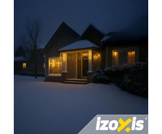 Lauko šviestuvai 100LED 4m Izoxis 26858