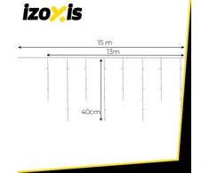 Lauko šviestuvai 300LED 15m šiltos baltos Izoxis 26710