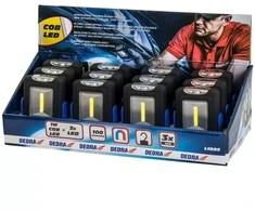 Dedra ibintuvelis 1W COB LED 3LED staiakampis su pagrindu su elementais