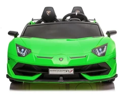 Lean Cars Dvivietis vaikiškas elektromobilis Lamborghini Aventador SX2028, žalias