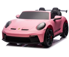 Lean Cars Vaikiškas elektromobilis Porsche GT3, rožinis, 24 V