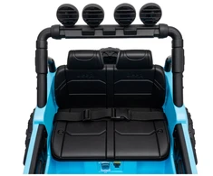 Lean Cars Akumuliatorinis automobilis Jeep Rubicon DK-JWR558 šviesiai mėlynas