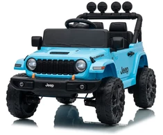 Lean Cars Akumuliatorinis automobilis Jeep Rubicon DK-JWR558 šviesiai mėlynas