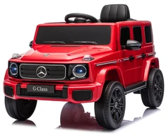 Lean Cars Elektromobilis Mercedes G 4x4 24 V raudonas