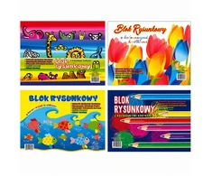 Lean School spalvotas piešimo bloknotas A4 16 lapų 80g PROTOS