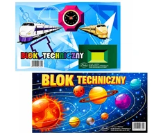 Lean School techninis bloknotas Balta A3 10 lapų 160g PROTOS