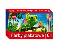 Lean School plakatų dažai, 6 spalvos, 20 ml, MONA