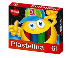Lean School plastilinas 6 spalvų MONA