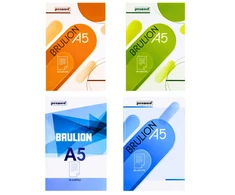 Lean School Notebook A5 formato, langeliais dengtas sąsiuvinis su paraštėmis, 96 lapai PENWORD