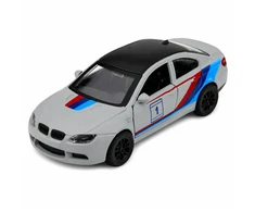 Lean Toys Žaislinis sportinis automobilis su inercine pavara ir atidaromomis durimis, matinis pilkas, 1:32