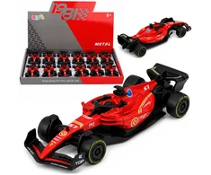 Lean Toys Formulės automobilis 1:43 raudonas