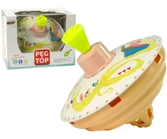 Lean Toys Didelis ir spalvingas sukamas vilkelis