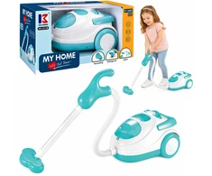 Lean Toys Dulkių siurblys mėlynas