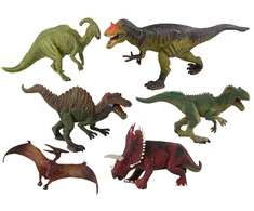Lean Cars Dinozaurų figūrėlių rinkinys, 6 vnt.