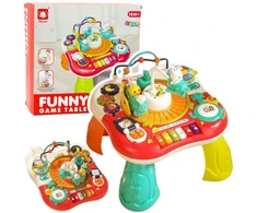 Lean Toys Muzikinis lavinamasis staliukas vaikams 2 viename