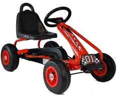 Lean Toys Gokart and Pedały G201 Raudona