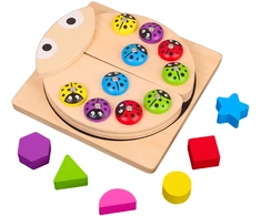 Dėlionė Lean Toys Boružėlės rūšiavimo žaidimas