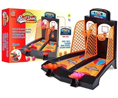 Lean Toys Gra Zręcznościowa Mini Koszykówka Juoda Piłki
