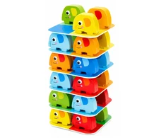 Lean Toys Įgūdžių žaidimas Balansuojantys drambliai 46 vnt.