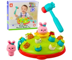 Lean Toys Interaktyvus žaidimas vaikams su šokinėjančiu zuikiu