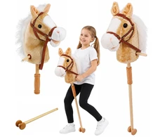Lean Toys Žirgas ant pagaliuko 100 cm