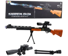Lean Toys Žaislinis šautuvas AK-528 su šviesos ir garso efektais