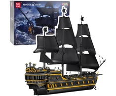 Lean Toys Konstruktorius „Juodoji Perla“ laivas, 5266 detalės