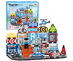 Lean Toys Magnetiniai blokeliai 44 vnt.