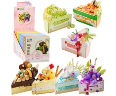 Lean Toys Statybiniai blokeliai/ konstruktorius „Tortas“ 292–357 vnt.