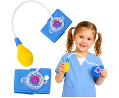 Lean Toys Kraujospūdžio matuoklis mėlynas