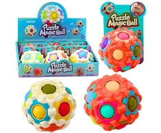 Dėlionė Lean Toys Loginis kamuolys 7 cm