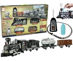 Lean Toys Traukinys su Garsu, Šviesomis ir Dūmais 206.5 cm x 153.5 cm