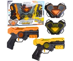 Lean Toys Lazerinių šautuvų rinkinys su infraraudonųjų spindulių taikiniais